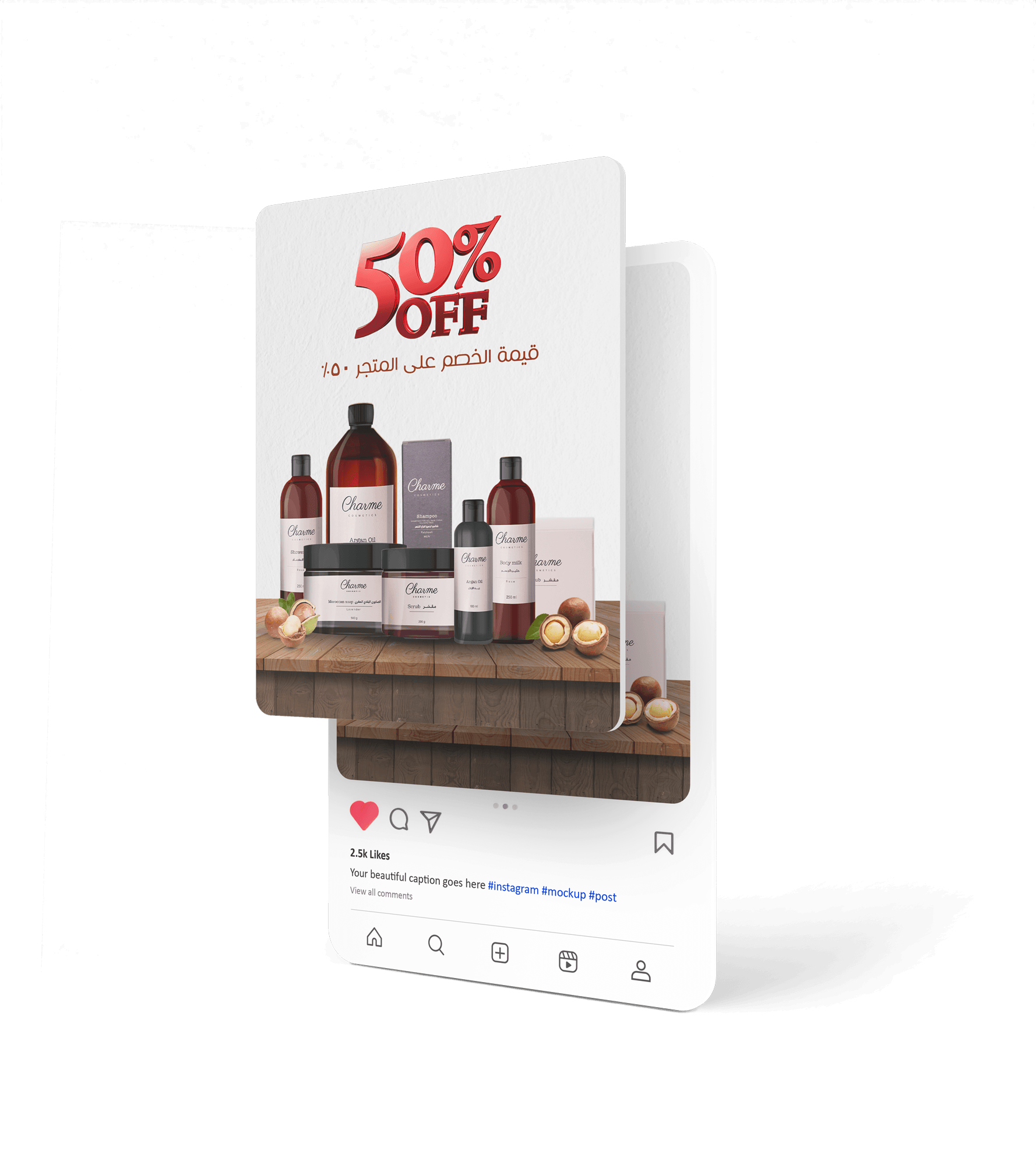 Charme social media post design